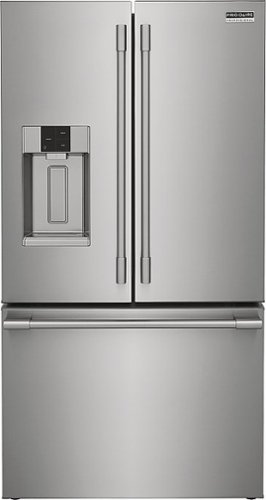 Frigidaire - Professional 22.6 Cu. Ft. French Door Counter-Depth Refrigerator - Stainless Steel