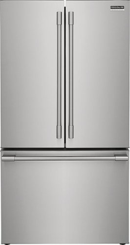 Frigidaire - Professional 23.3 Cu. Ft. French Door Counter-Depth Refrigerator - Stainless Steel