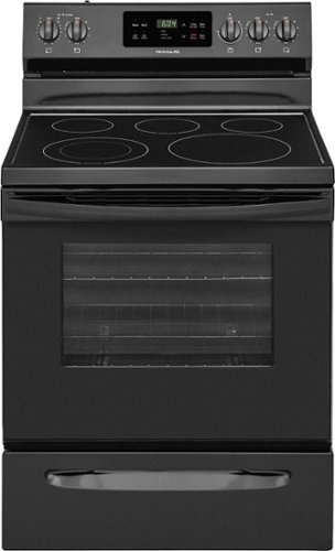 Frigidaire - Self-Cleaning Freestanding Electric Range - Black