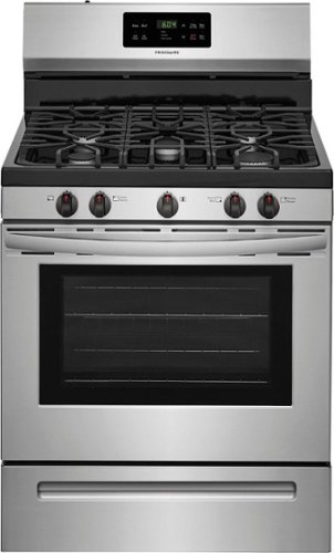 Frigidaire - Self-Cleaning Freestanding Gas Range - Stainless Steel