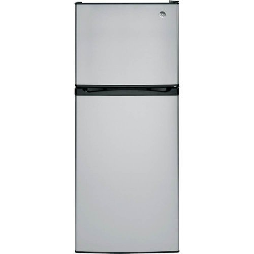 GE - 11.6 Cu. Ft. Top-Freezer Refrigerator - Stainless Steel