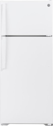 GE - 17.5 Cu. Ft. Top-Freezer Refrigerator - White