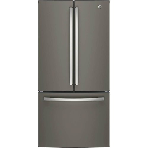 GE - 18.6 Cu. Ft. French Door Counter-Depth Refrigerator - Slate