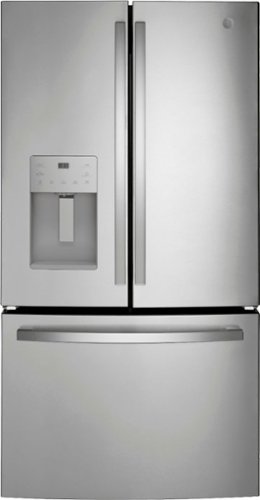GE - 25.6 Cu. Ft. French Door Refrigerator - Stainless Steel