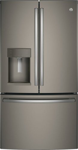 GE - 27.7 Cu. Ft. French Door Refrigerator - Slate