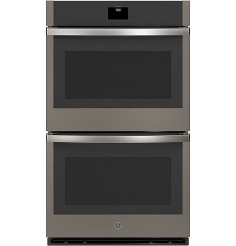 GE - 30" Built-In Electric Convection Double Wall Oven with No Preheat Air Fry - Slate