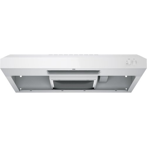 GE - 30" Convertible Range Hood - White