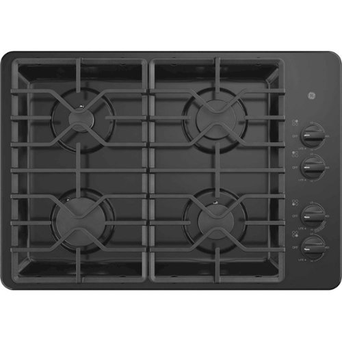 GE - 30" Gas Cooktop - Black