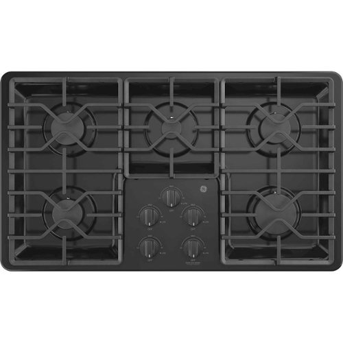 GE - 36" Built-In Gas Cooktop - Black