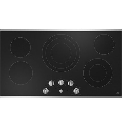 GE - 36" Electric Built In Cooktop - Stainless Steel