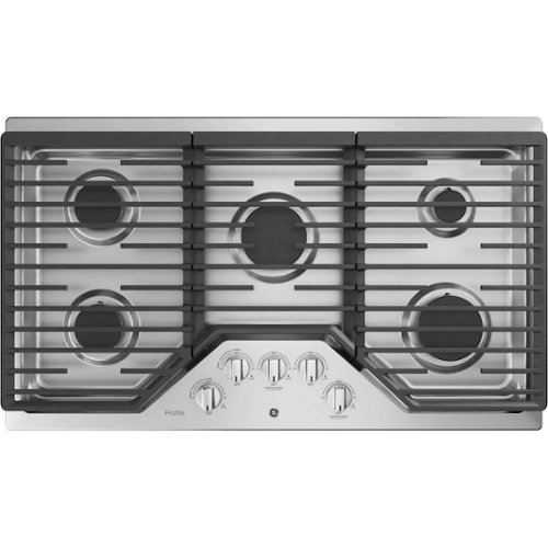 GE Profile - 36" Built-In Gas Cooktop - Stainless Steel