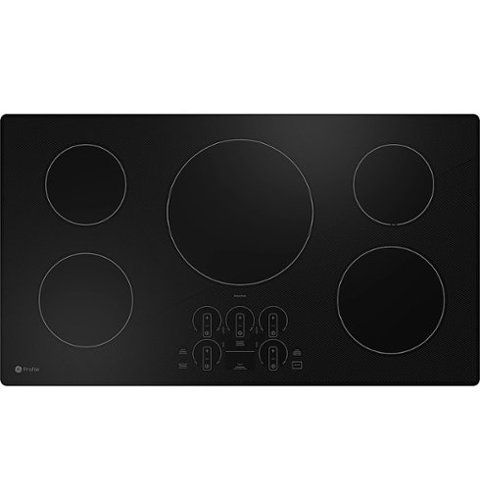 GE Profile - 36" Electric Built In Cooktop - Black