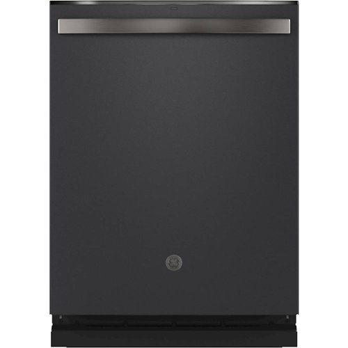 GE - Top Control Built-In Dishwasher with Stainless Steel Tub, 3rd Rack, 46dBA - Black Slate