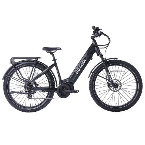 GOTRAX MX1 Mid Drive eBike w/ 45mi Max Operating Range and 20mph Max Speed - BLACK