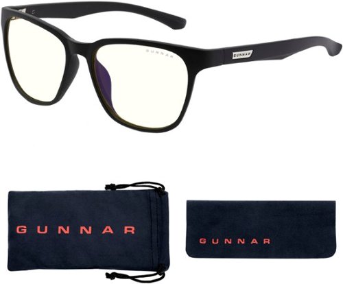 GUNNAR - Blue Light Gaming & Computer Glasses - Berkeley - Onyx