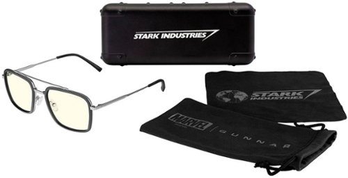 GUNNAR - Blue Light Gaming & Computer Glasses - Stark Industries - Black