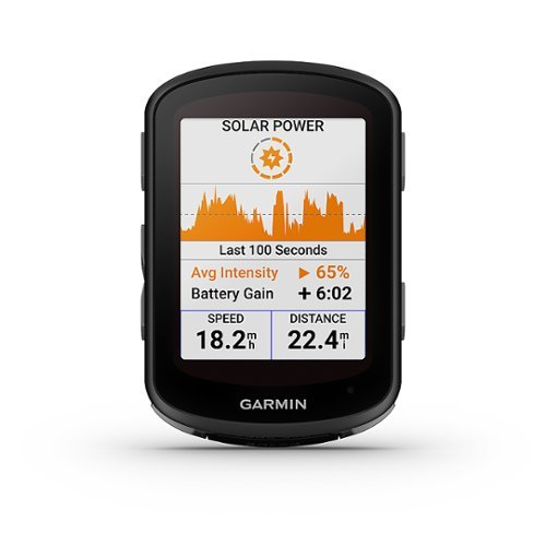 Garmin - Edge 540 Solar 2.6" GPS Bike Computer - Black