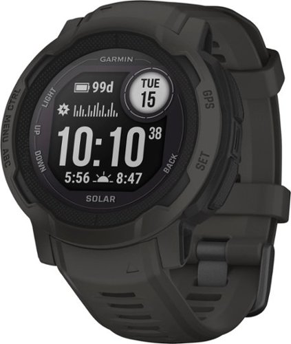 Garmin - Instinct 2 Solar 45 mm Smartwatch Fiber-reinforced Polymer - Graphite