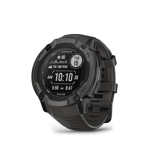 Garmin - Instinct 2X Solar Smartwatch 50 mm Fiber-reinforced Polymer - Gray