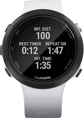 Garmin - Swim 2 Smartwatch 42mm Fiber-Reinforced Polymer - Whitestone