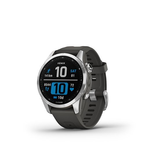 Garmin - fēnix 7S GPS Smartwatch 42 mm Fiber-reinforced polymer - Silver