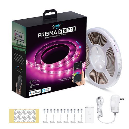 Geeni - Prisma Smart LED Strip Lights (5M) - Multicolor - White