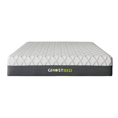 GhostBed 14" Gel Memory Foam Mattress Queen - White