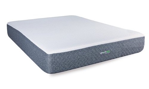 Ghostbed - 10" RV Mattress - Low Profile Gel Memory Foam - Short Queen - White