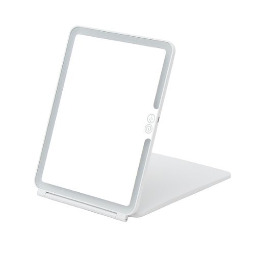 Glo-Tech - Slim Travel LED Mirror - White