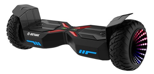 GoTrax - Quest Pro Hoverboard w/7 mi Max Range & 7.5 mph Max Speed - Black