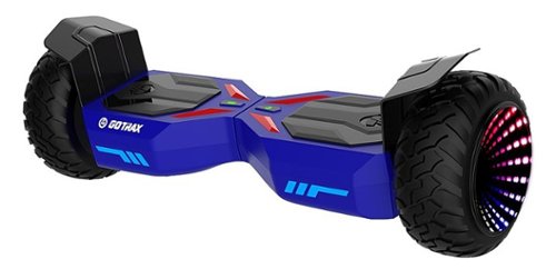 GoTrax - Quest Pro Hoverboard w/7 mi Max Range & 7.5 mph Max Speed - Blue
