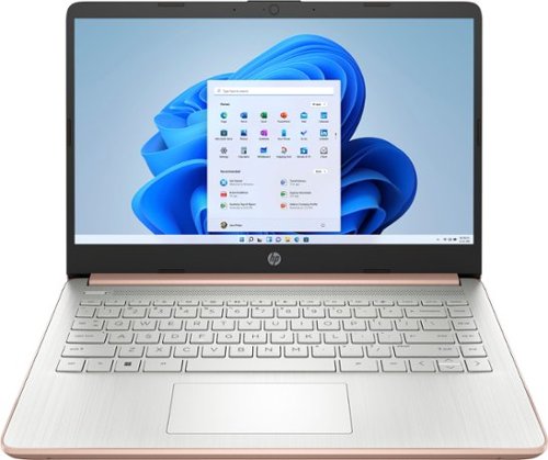 HP - 14" Laptop - Intel Celeron - 4GB Memory - 64GB eMMC - Rose Gold
