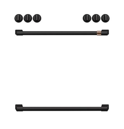 Handle and Knob Set for Café Electric Range - Flat Black