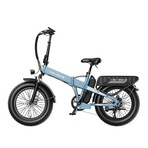 Heybike - Mars 2.0 Foldable E-bike w/ 45mi Max Operating Range & 28 mph Max Speed - Blue