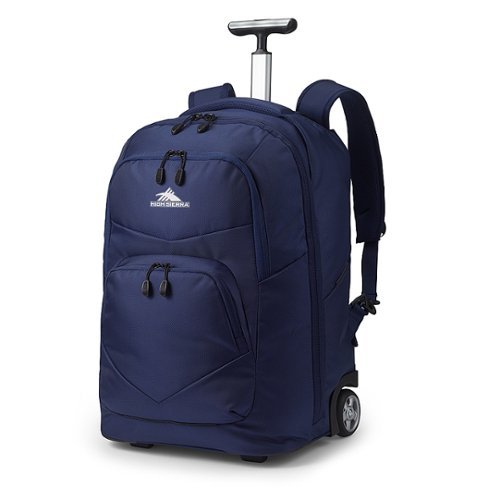 High Sierra - Freewheel Pro Wheeled Backpack for 15" Laptop - True Navy
