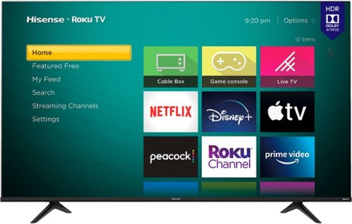 Hisense - 55" Class R6G Series LED 4K UHD Smart Roku TV