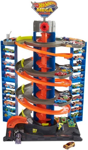 Hot Wheels - City 50 Mega Garage - Blue/Orange