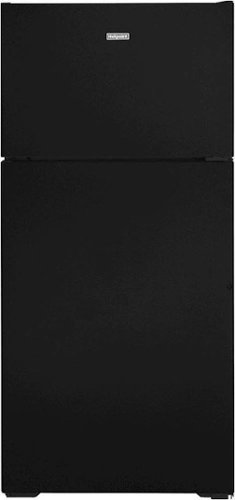 Hotpoint - 15.6 Cu. Ft. Top-Freezer Refrigerator - Black