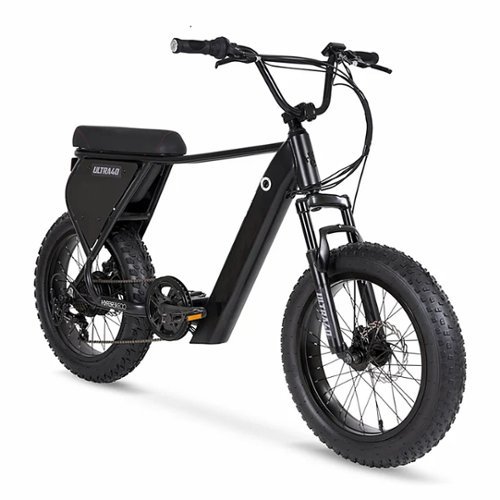 Hyper - Ultra 40. Step Through Ebike w/ up to 20 mile Max Range & 20 mph Max Speed - Black