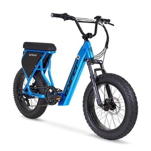 Hyper - Ultra 40. Step Through Ebike w/ up to 20 mile Max Range & 20 mph Max Speed - Blue