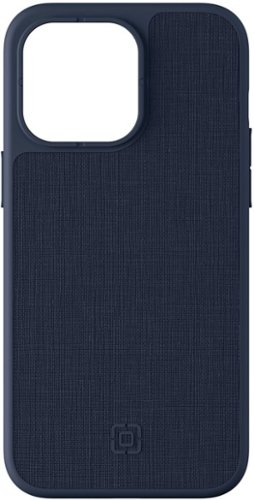 Incipio - cru. Protective Hard Shell Case with MagSafe for Apple iPhone 15 Pro Max - Navy Canvas