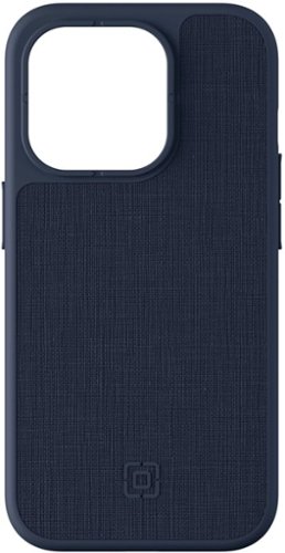 Incipio - cru. Protective Hard Shell Case with MagSafe for Apple iPhone 15 Pro - Navy Canvas