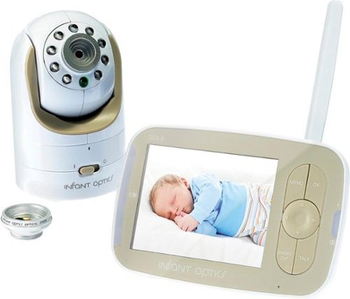 Infant Optics - Video Baby Monitor with 3.5" Screen - Gold/White