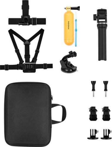 Insignia™ - 12-Piece GoPro Accessory Kit for Most GoPro Cameras