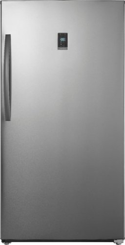 Insignia™ - 17 Cu. Ft. Garage Ready Convertible Upright Freezer with ENERGY STAR Certification - Stainless Steel