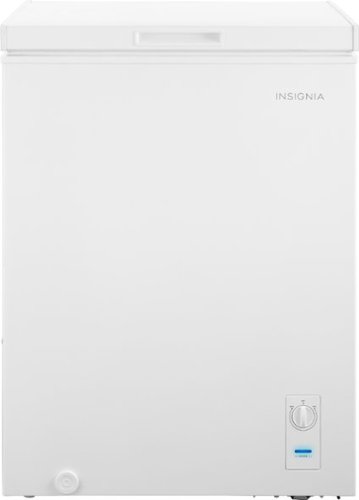 Insignia™ - 5.0 Cu. Ft. Garage Ready-Chest Freezer - White