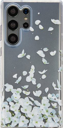 Insignia™ - Hard-Shell Case for Samsung Galaxy S23 Ultra - Falling Flower