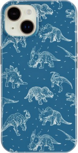 Insignia™ - Hard-Shell Case for iPhone 14 Plus - Dinosaurs