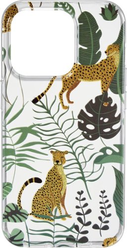 Insignia™ - Hard-Shell Case for iPhone 14 Pro - Jungle Safari