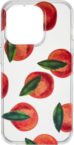 Insignia™ - Hard-Shell Case for iPhone 14 Pro - Peaches